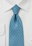 Cravata barbati uni albastru abstract matase lux italian--Cravate Online