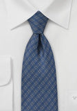Cravata barbati uni albastru matase lux italian--Cravate Online