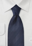 Cravata benzi albastru închis--Cravate Online