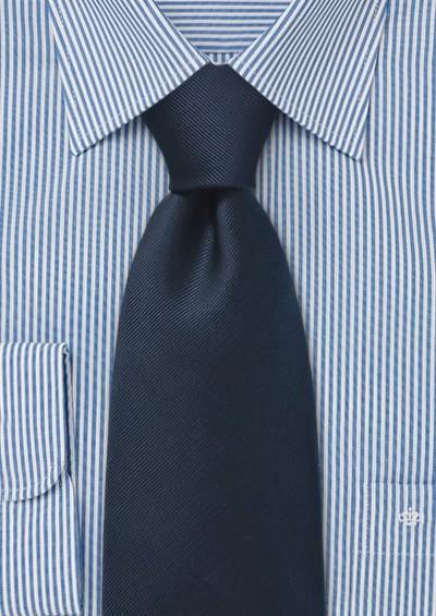 Cravata bluemarin monocroma de afaceri cu Striatii--Cravate Online