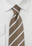 Cravata bussines crem--Cravate Online