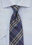 Cravata carouri marime mare 160 cm--Cravate Online