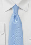 Cravata ceremonie absolvire albastru pal
