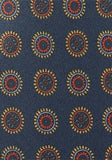 Cravata conservativ emblema design albastru închis 148X8.5 cm-Amabil--Cravate Online