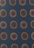Cravata conservativ emblema design albastru închis 148X8.5 cm-Amabil--Cravate Online