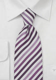 Cravata cu design italian cu linii albastre-Purple-Cravate Online