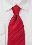 Cravata, cu design italian, linii, rosii , 8.5  cm