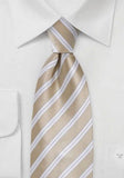 Cravata cu Dungi Albastre si rosu 148 cm-Brown-Cravate Online