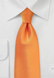 Cravata cupru-portocaliu
