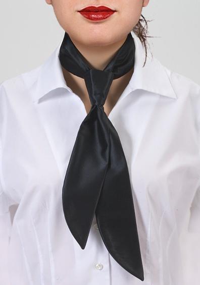 Cravata dama bussines negru bitum--Cravate Online