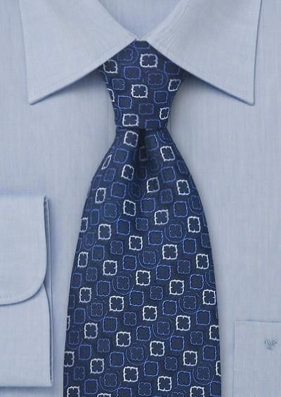 Cravata de afaceri albastra--Cravate Online