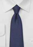 Cravată de afaceri albastru bleumarin, xxl