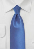 Cravată de afaceri albastru monocromă cu textură rega--Cravate Online