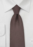 Cravată de afaceri mocha structură maro--Cravate Online