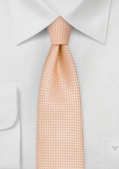 Cravată de afaceri somon textură subțire colorată--Cravate Online