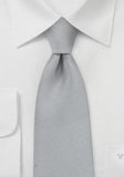 Cravata de afaceri texturata delicat in gri argintiu--Cravate Online