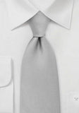Cravata gri deschis, din matase 8.5 cm