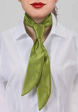 Cravată de serviciu dama Limoges Green--Cravate Online