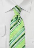 Cravata design dungi verzi marime mare