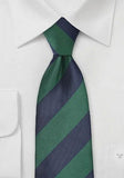 Cravată Devon bleumarin și verde--Cravate Online