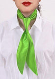 Cravata din fibră sintetică verde