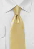 Cravata din matase italian aurie--Cravate Online
