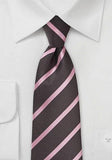 Cravata dungi roz office