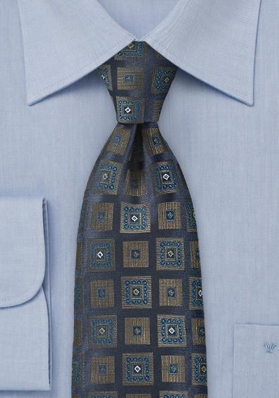 Cravata elegant in albastru inchis--Cravate Online