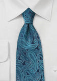 Cravata eleganta beige-blue-Cravate Online