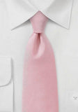 Cravata eleganta roz deschis cu linii in relief--Cravate Online