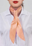 Cravata femei roz somon--Cravate Online