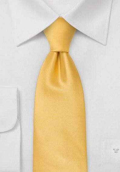 Cravata galbena 148X8.5 cm--Cravate Online