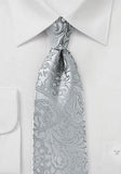Cravata gri cu model--Cravate Online