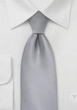Cravata gri monocrom gri deschis 160cm