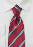 Cravata in dungi rosii italian--Cravate Online
