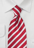 Cravata italian cu decor cu benzi cires--Cravate Online