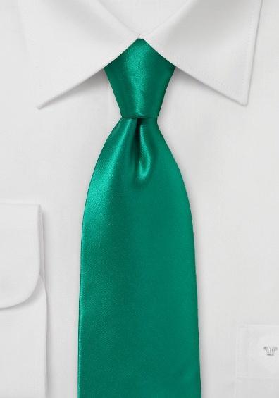 Cravata italiana din matase verde nobil--Cravate Online