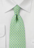 Cravata Italieneasca de afaceri cu suprafara verde pal