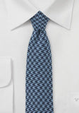 Cravata lana albastru inchis - albastra
