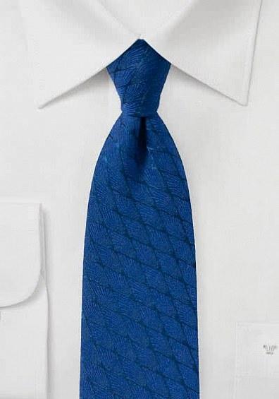 Cravata lana albastru regal--Cravate Online