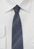 Cravata lana  de culoare închisă 148X7 cm