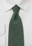 Cravata Lână verde 148X8.5 cm