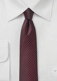 Cravata lux roșu negru--Cravate Online