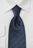 Cravata matase albastra inchis--Cravate Online