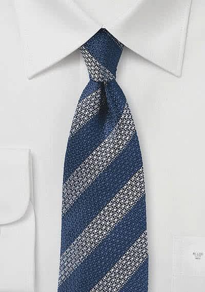 Cravata matase bleumarin--Cravate Online