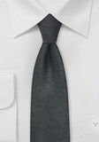 Cravata matase  ingusta neagra cu motiv paisley