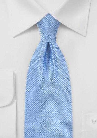 Cravata matase italiana structura albastru Ice--Cravate Online