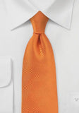 Cravata matase italiana structura orange