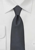 Cravata matase neagra cu linii