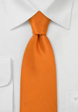 Cravata matase portocalie--Cravate Online